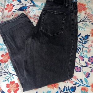 Abercrombie & Fitch High-Rise Black Straight Jeans